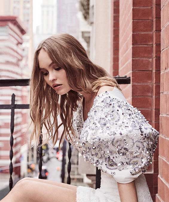 Photo-shoot for Lily-Rose Depp in NYC - [www.]
